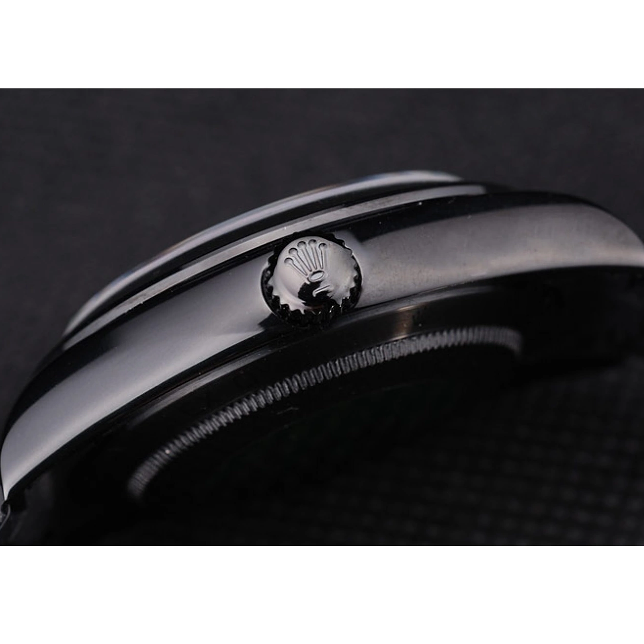 Aaa replica watch Stainless Milgaus Steel Bamford Dial Ion 7476 Rolex Black Bezel Plated 0519